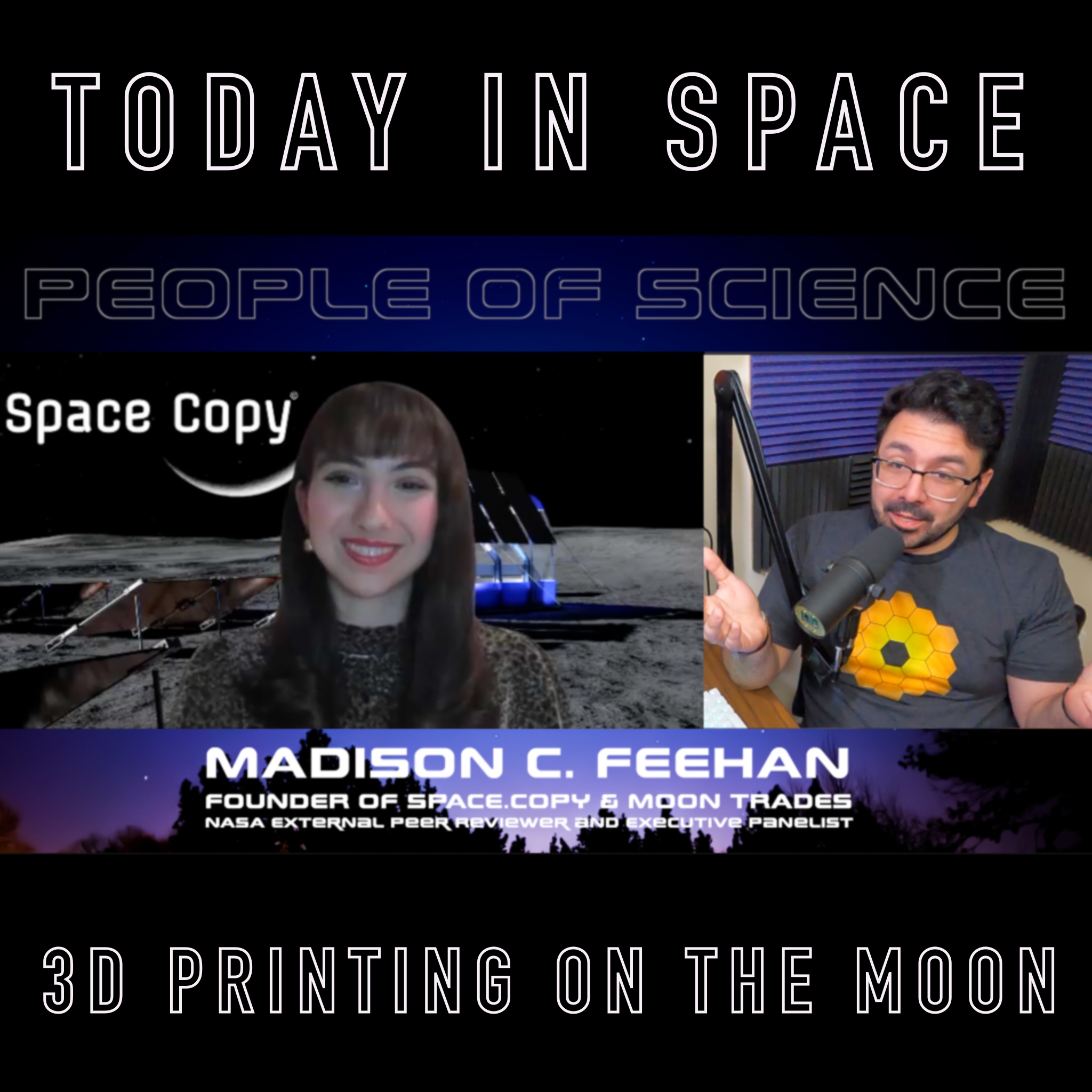 Madison C. Feehan | Founder of Space Copy & Moon Trades | 3D printing on the moon, NASA, AI, and more! episode artwork