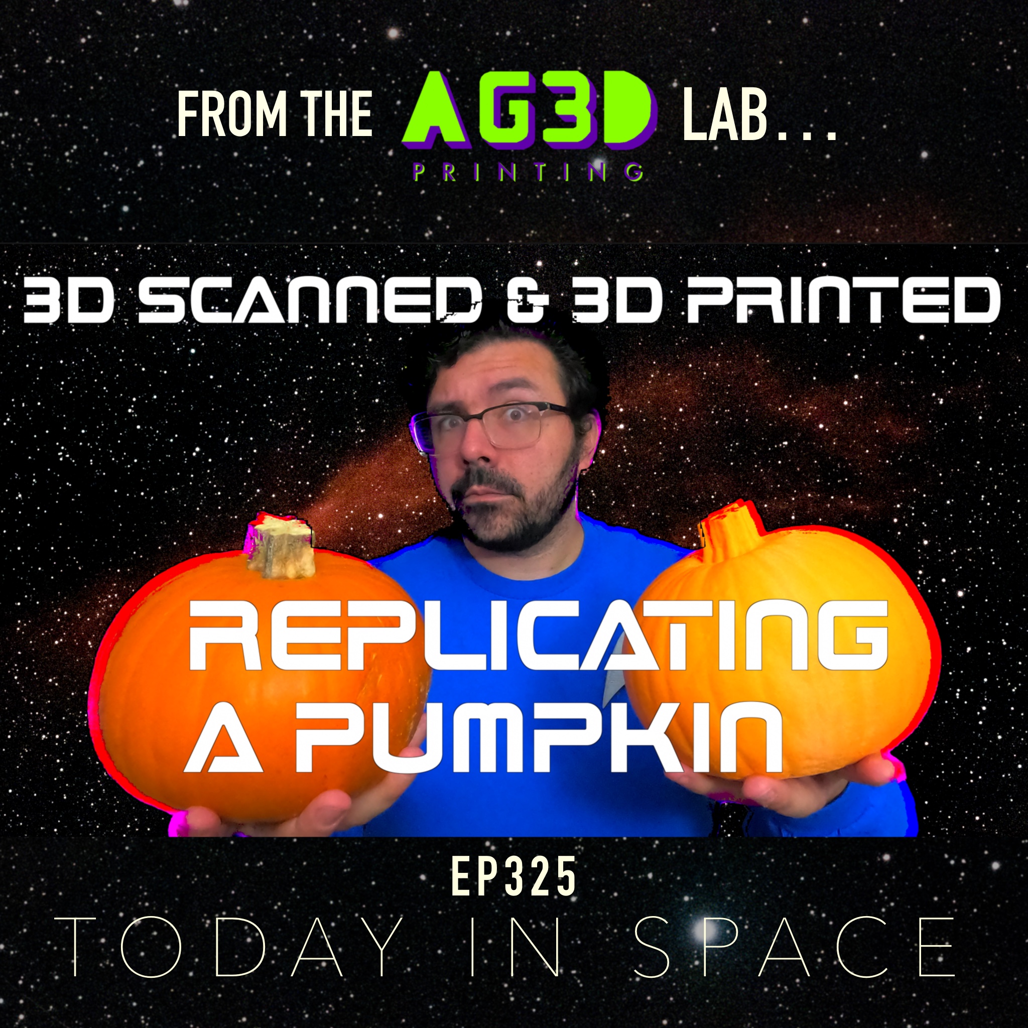 The Replicator | Using 3D scanning and 3D printing to recreate a Pumpkin like Star Trek episode artwork
