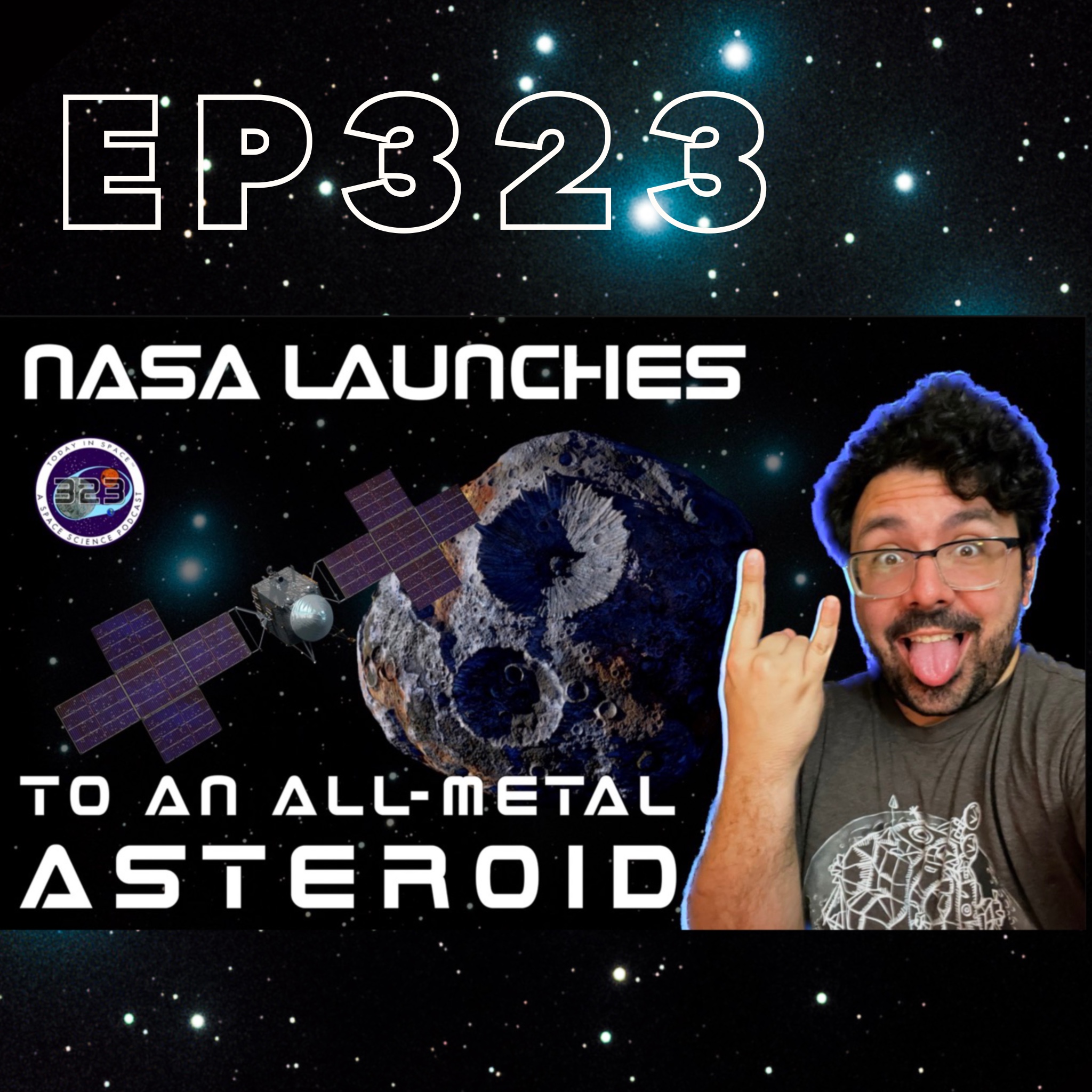 NASA launches to an all-metal Asteroid w/ PSYCHE on a SpaceX Falcon Heavy rocket episode artwork