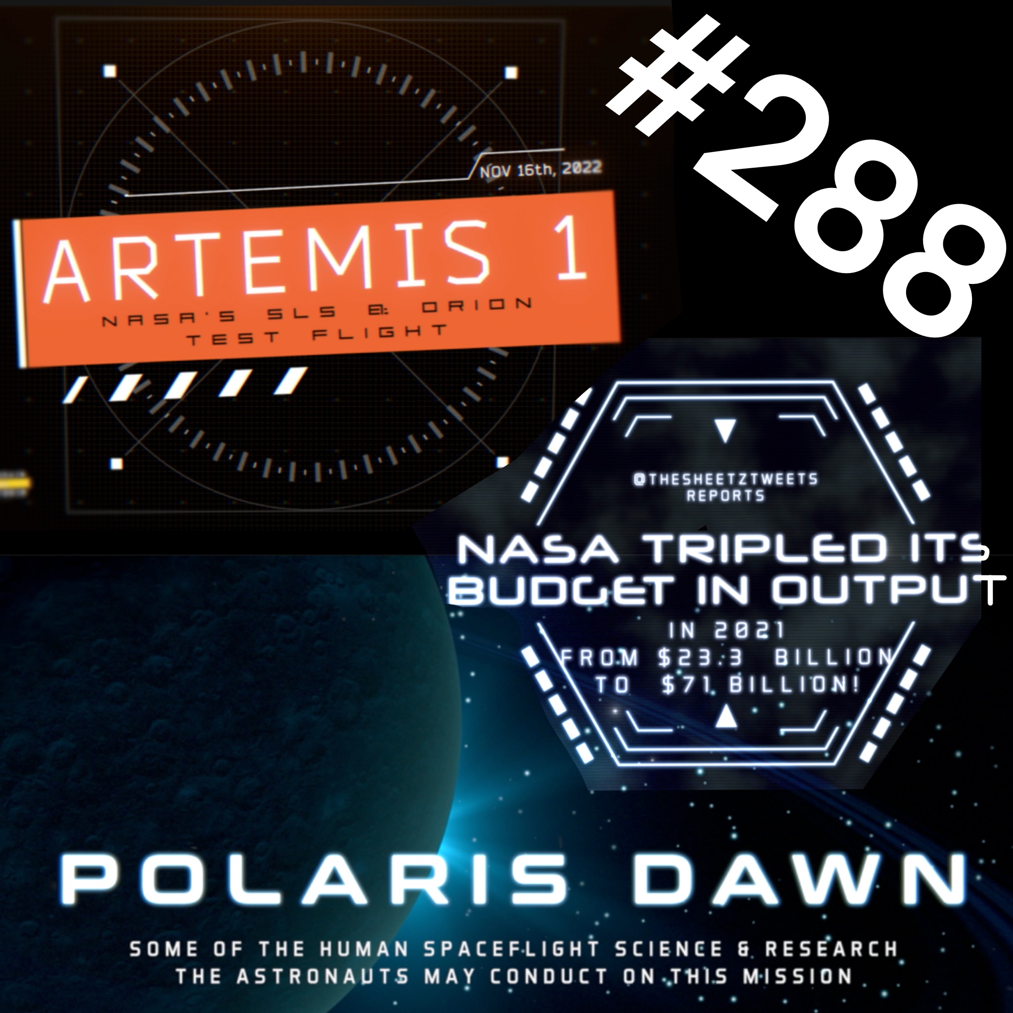 NASA's Artemis 1 after Hurricane Nicole, SpaceX Polaris Program Science & Research, and GIVEAWAY results! episode artwork