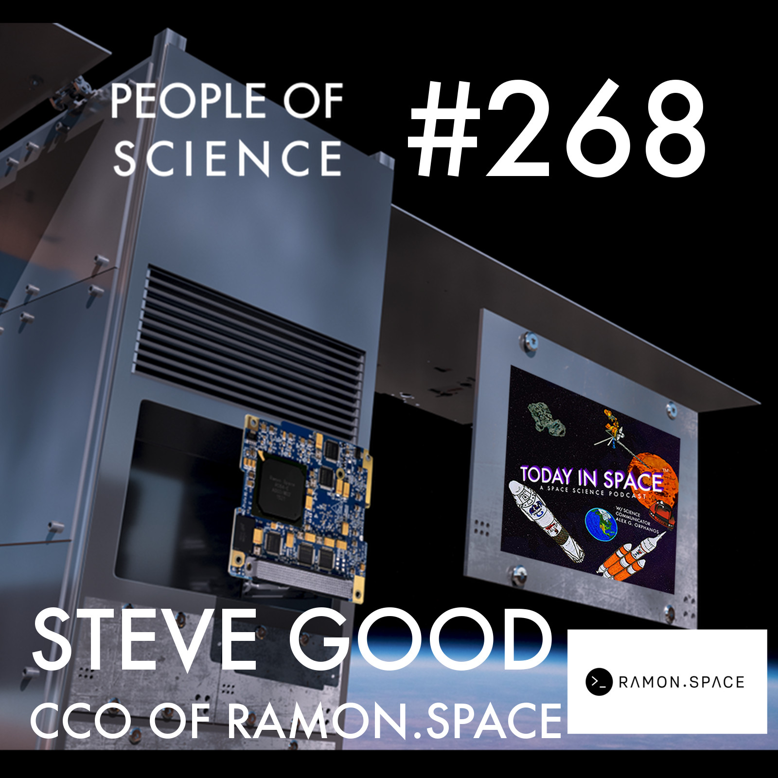 Steve Good CCO of Ramon.Space | Software & Supercomputing to Space, & the universal language of Math & Physics | People of Science episode artwork
