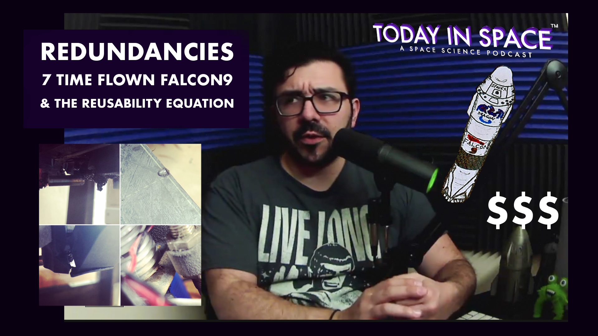 Redundancies, 7-time Flown Falcon 9, & the Reusability Equation | Today In Space #224 episode artwork