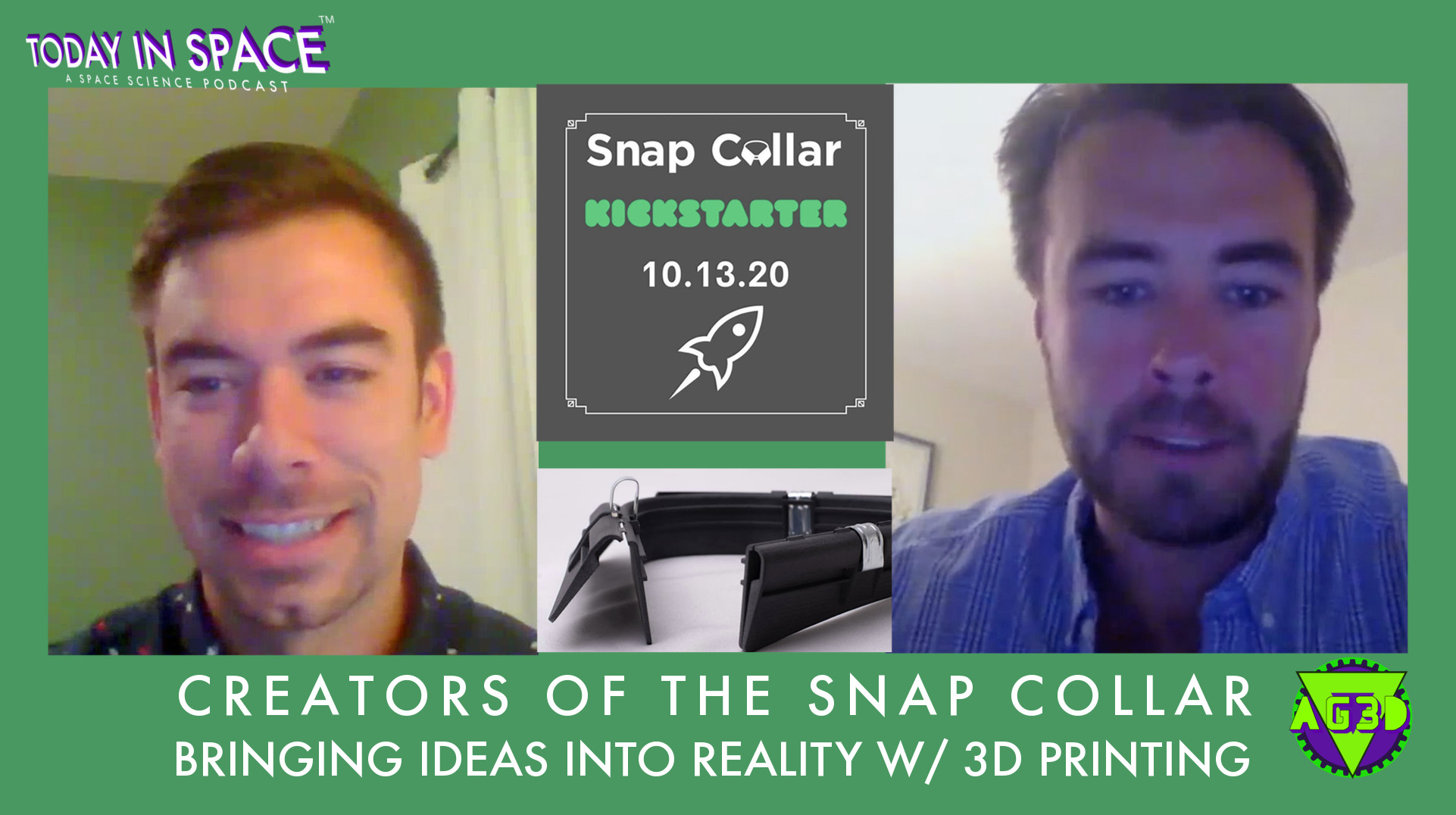 Bringing Ideas into Reality with 3D Printing | Creators of the Snap Collar Jack Collins & Mike Sullivan | TIS#220 episode artwork