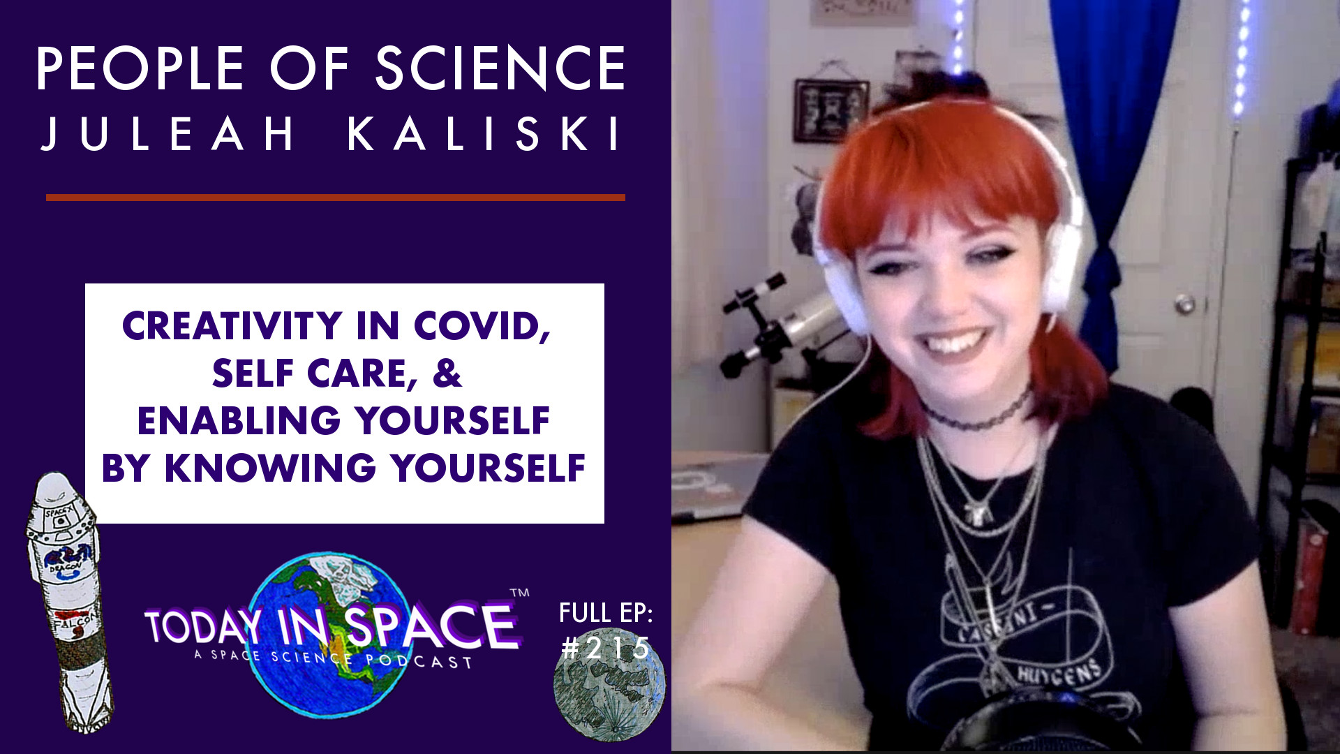 Juleah Kaliski - Creativity in COVID, Self Care, and Enabling Yourself By Knowing Yourself | People of Science #215 episode artwork