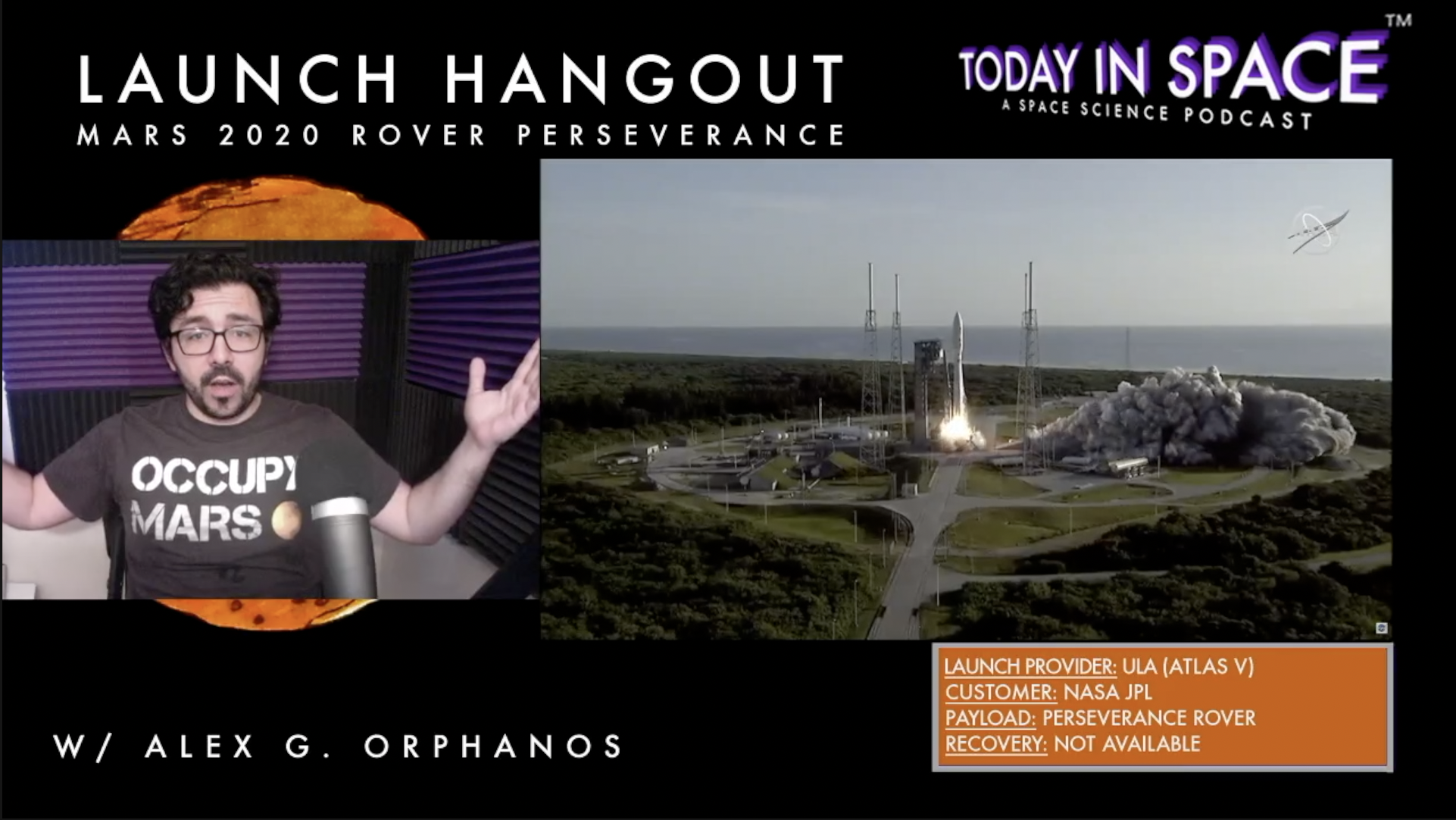 Launch Hangout | Perseverance Rover Launches to Mars, along with the Ingenuity Helicopter episode artwork