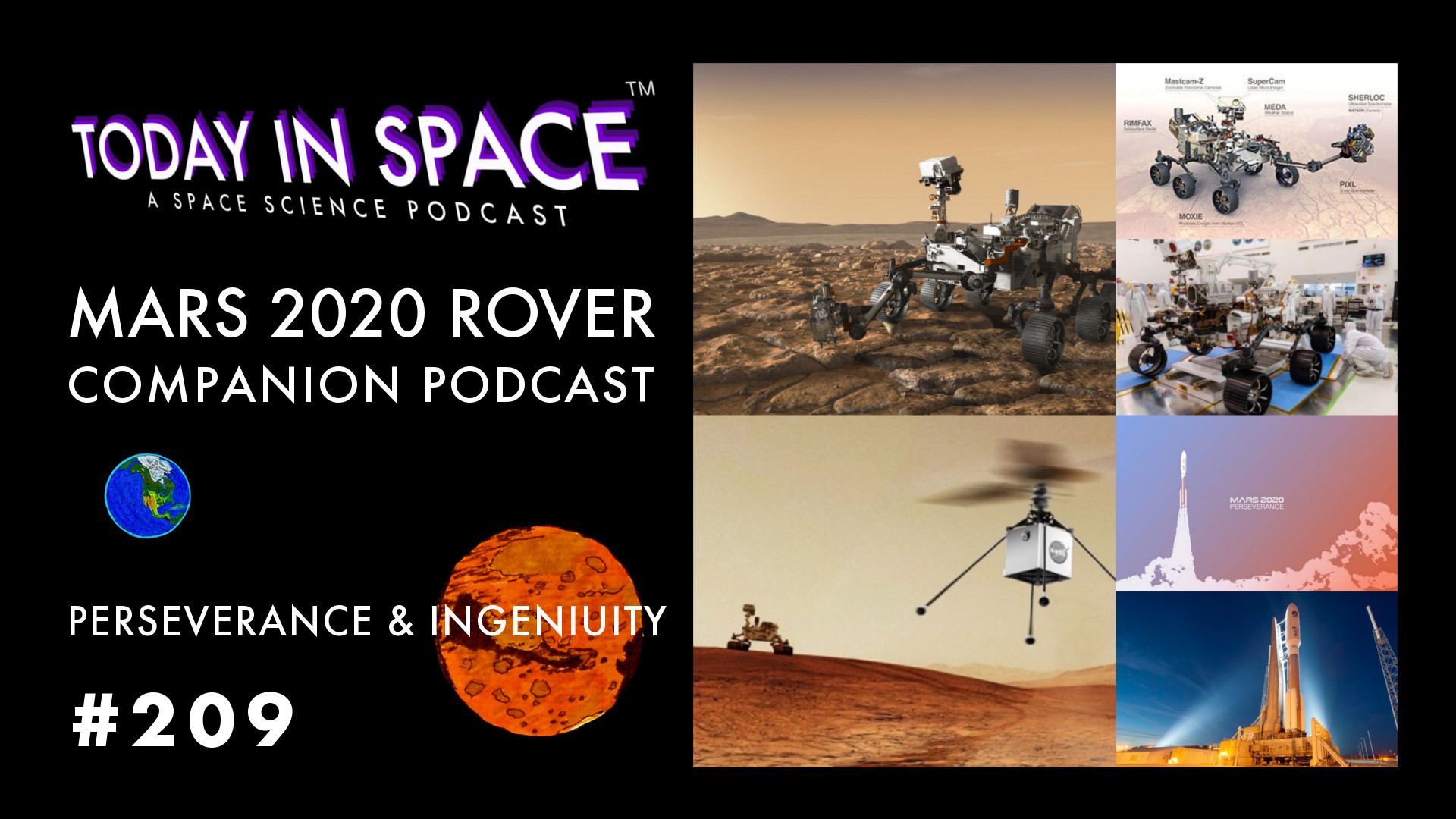 Mars 2020 Rover Companion Podcast|Learn about Perseverance & Ingenuity|TIS#209 episode artwork