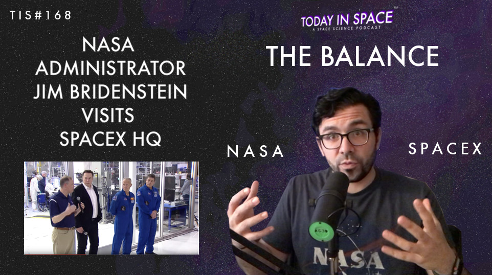 The Balance: NASA & SpaceX - Jim Bridenstein visits SpaceX HQ | TIS#168 episode artwork