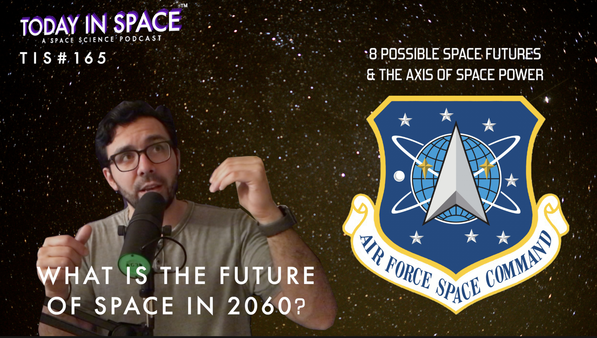 What is the Future of Space 2060? 8 Possible Space Futures and the Axis of Space Power | TIS165 episode artwork