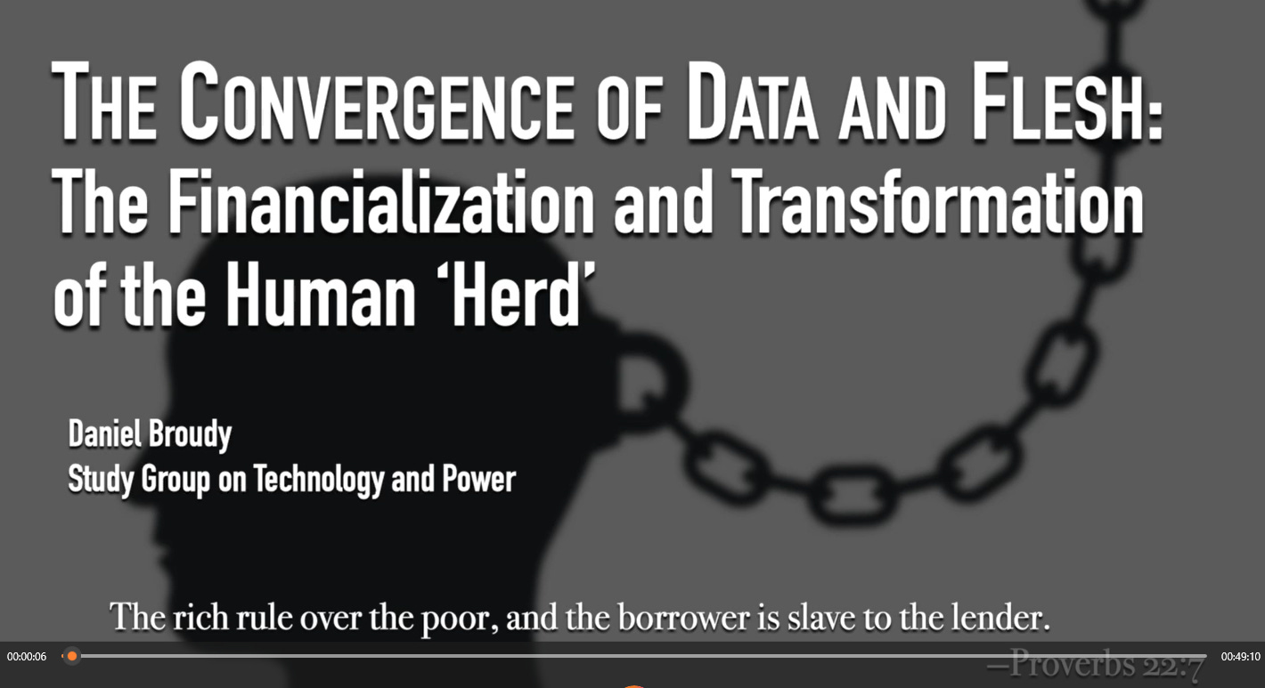 Daniel Broudy, The Convergence of Data and Flesh: The Financialization and Transformation of the Human Herd episode artwork