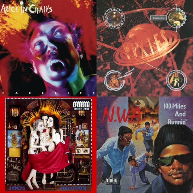 AUGUST 1990: Jane's Addiction, Alice in Chains, Pixies, NWA, Black Sabbath AUGUST 1990: Jane's Addiction, Alice in Chains, Pixies, NWA, Black Sabbath