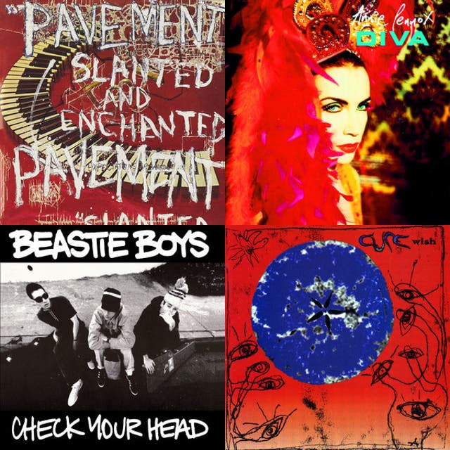 APRIL 1992: Beastie Boys, Pavement, The Cure, Annie Lennox, The Breeders, L7, Tom Waits episode artwork