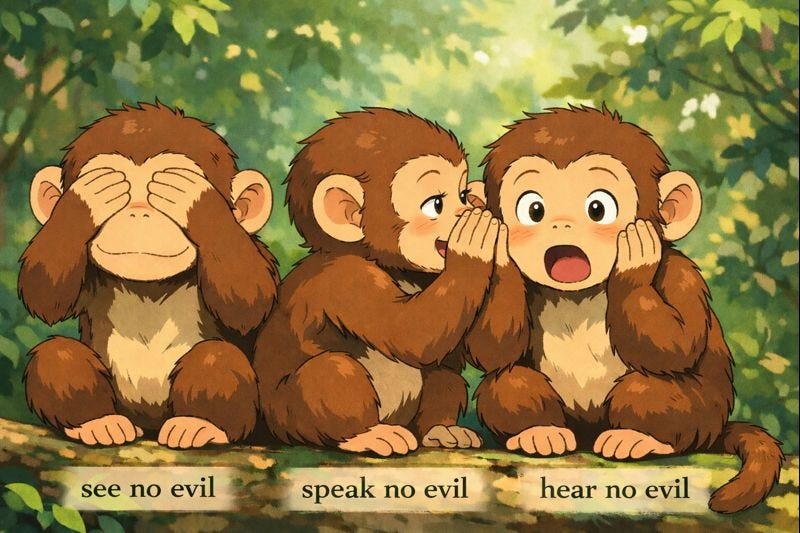 My New Year’s Resolution: Hear No Gossip