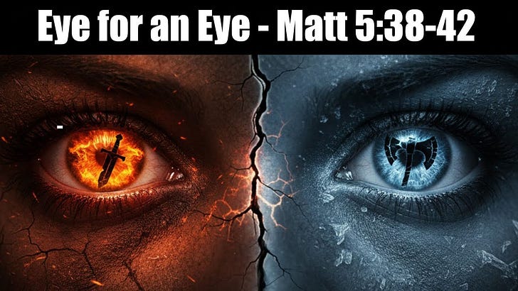 Eye for an Eye - Non Resistance - Matthew 5:38-42 - Vine Abiders