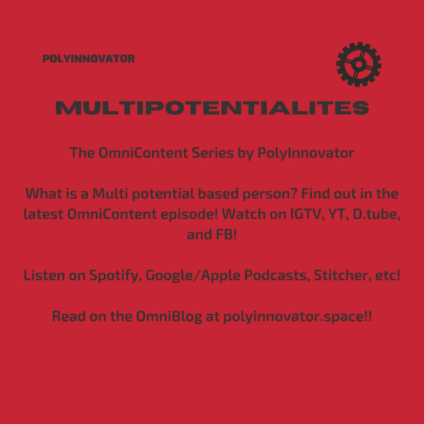 The Polymath PolyCast with Dustin PolyInnovator