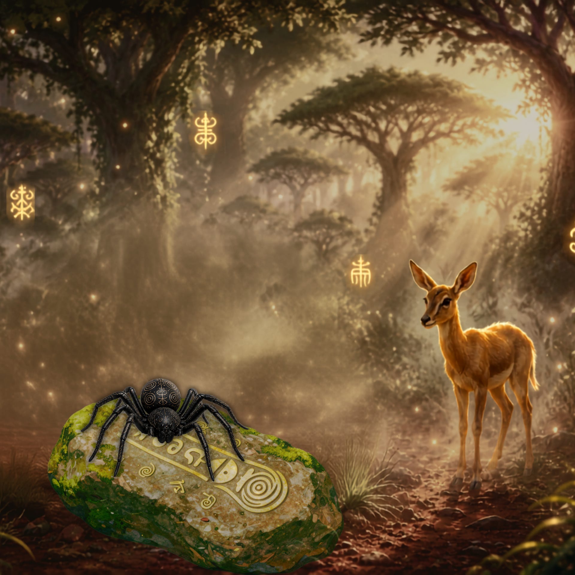 Ep. 4: Anansi And The Strange Stone--A Folktale on Awakening The Self at Midlife episode artwork