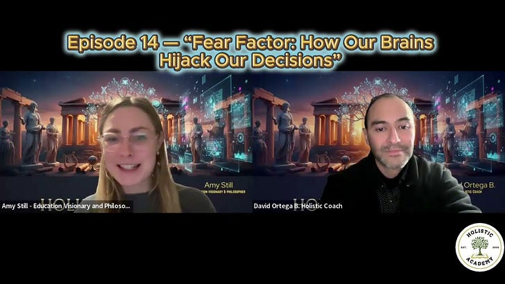 Episode 14 — “Fear Factor: How Our Brains Hijack Our Decisions” episode artwork