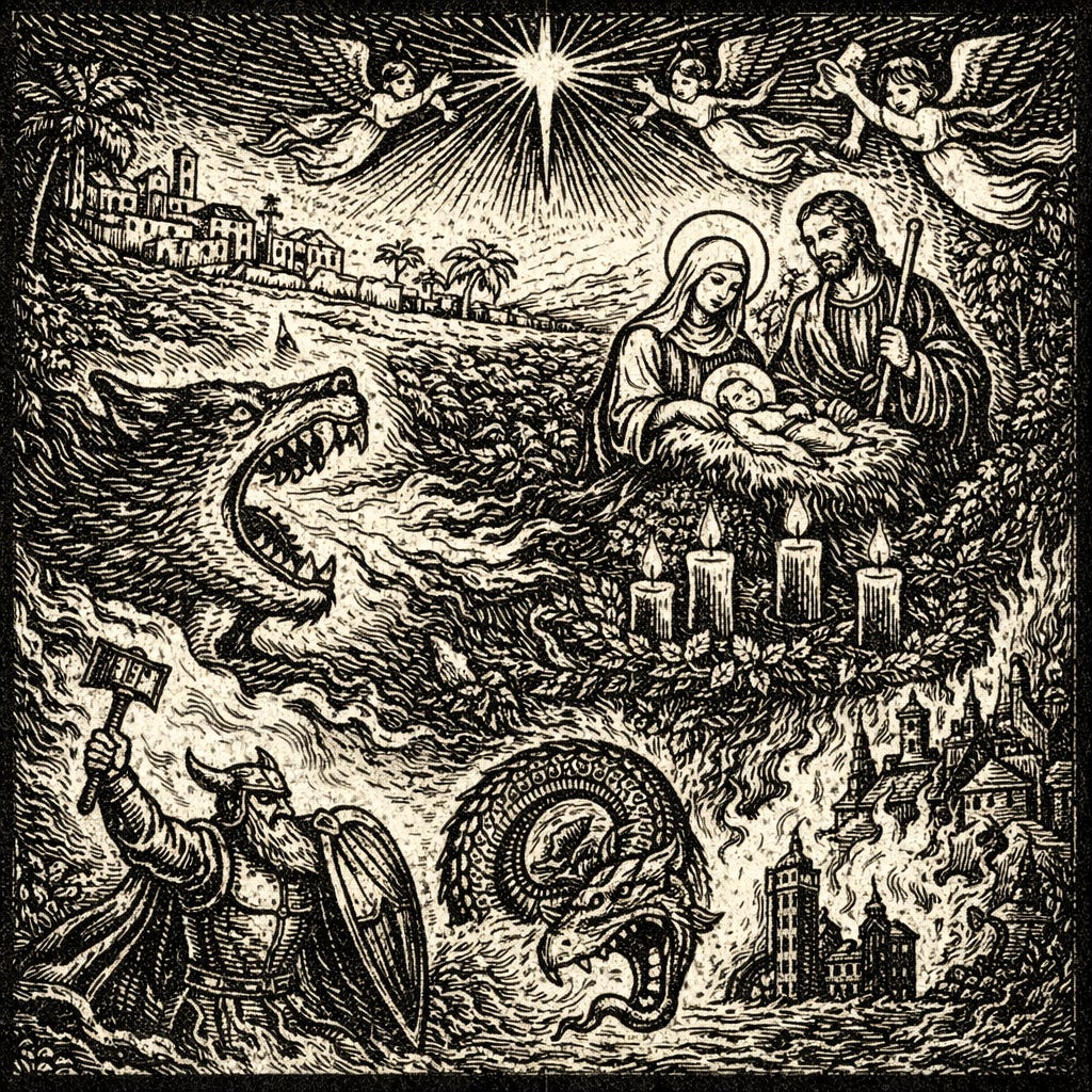 12/23/25 Merry Ragnarok episode artwork