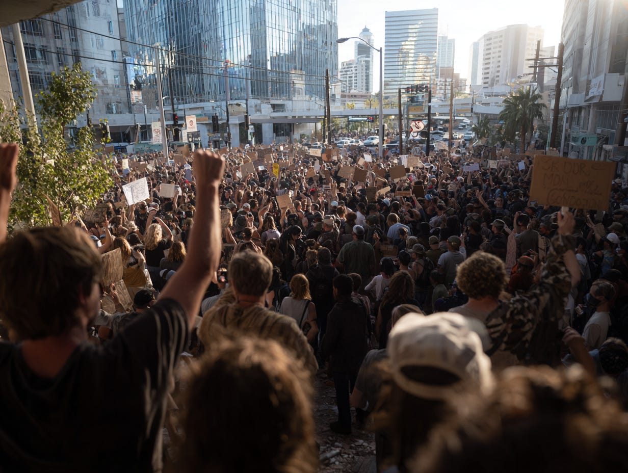 Protests aren't what they used to be episode artwork