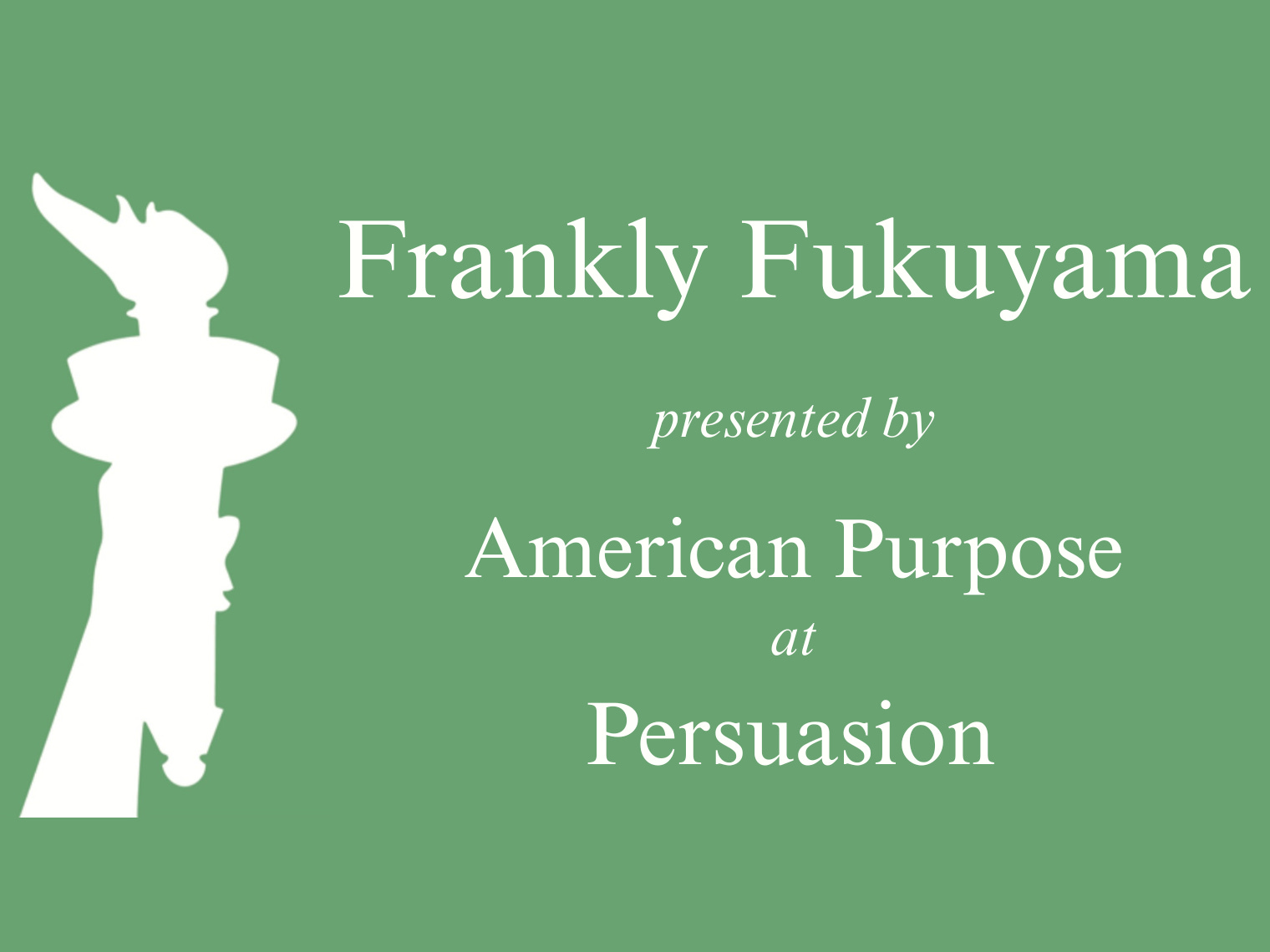 Introducing the Frankly Fukuyama Podcast!