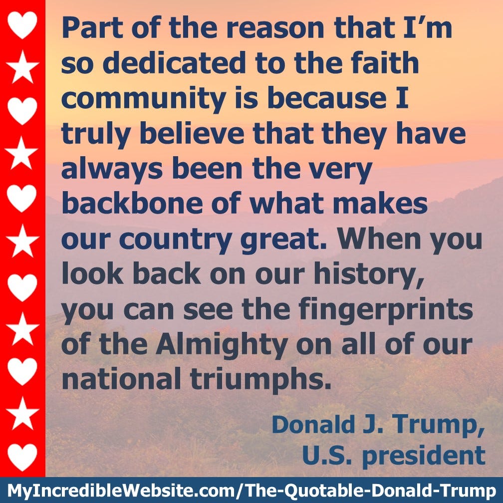 Donald Trump: On The Fingerprints of The Almighty