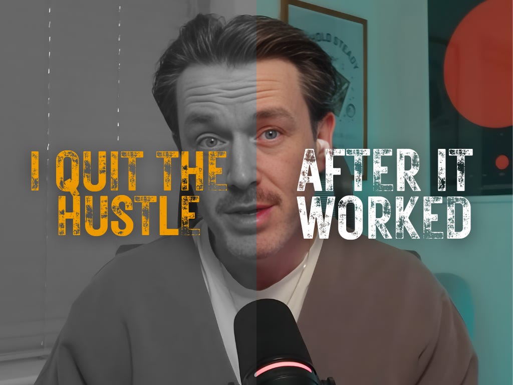 I Quit the Hustle for Something Real I Quit the Hustle for Something Real