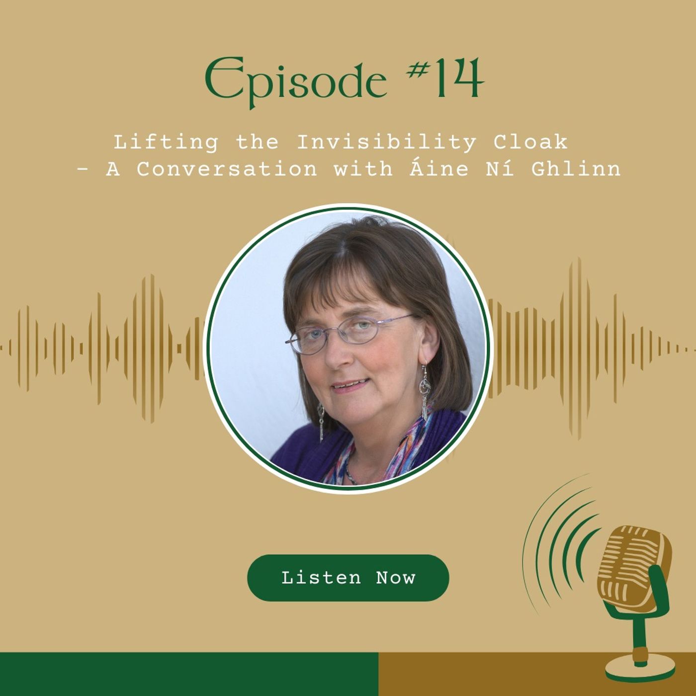 #14 Lifting the Invisibility Cloak - A Conversation with Áine Ní Ghlinn