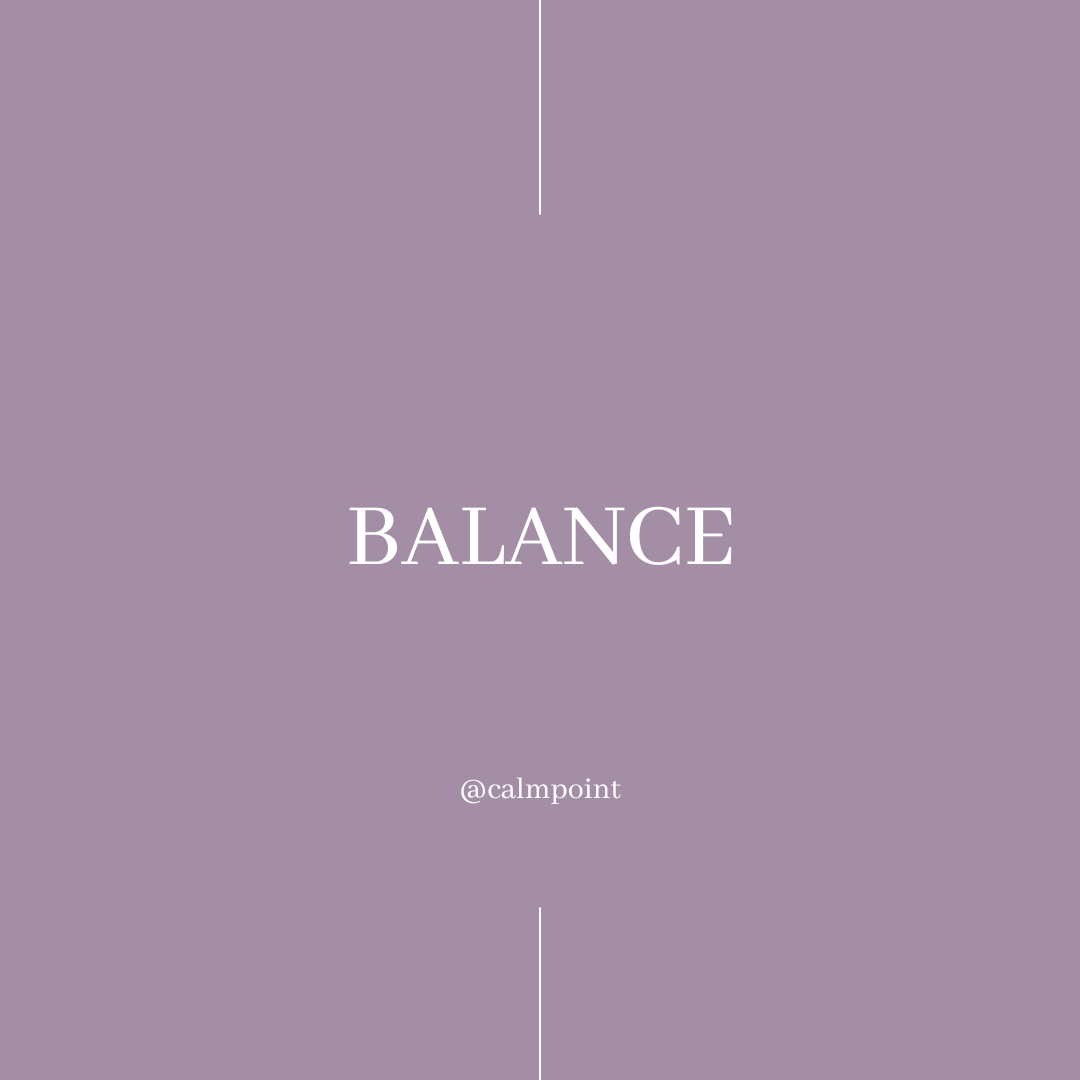 Weekly Practice: Balance