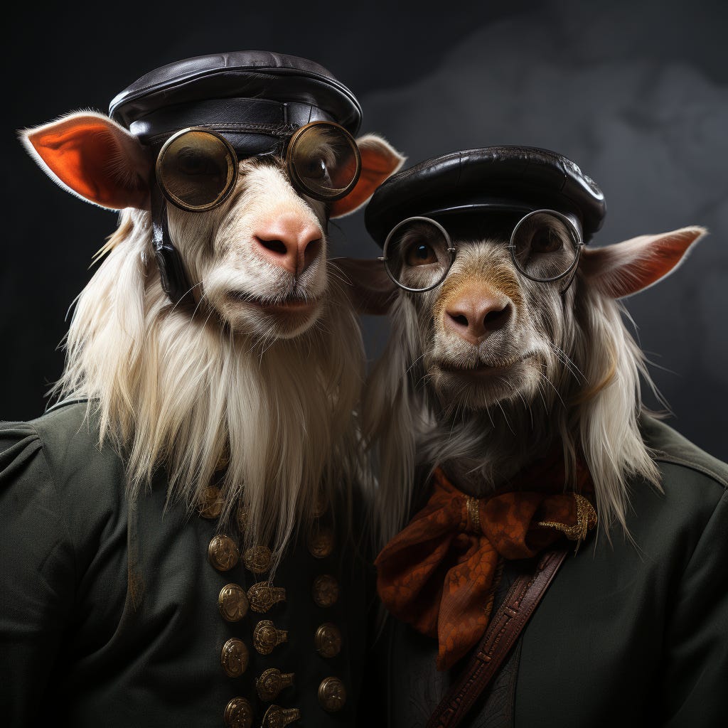 We were never the enemy, The No Goat Show maybe episode 90 plus something  episode artwork