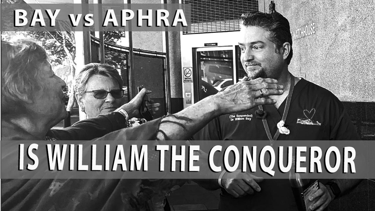 VICTORY? The Unsuspended? Dr William Bay vs AHPRA - Is William The Conqueror? episode artwork