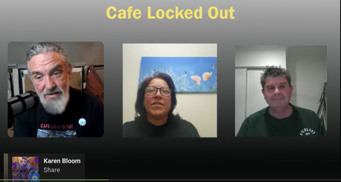 Friends, Shaun and Lucy from Warragul join MGG in the Cafe for a catch-up episode artwork