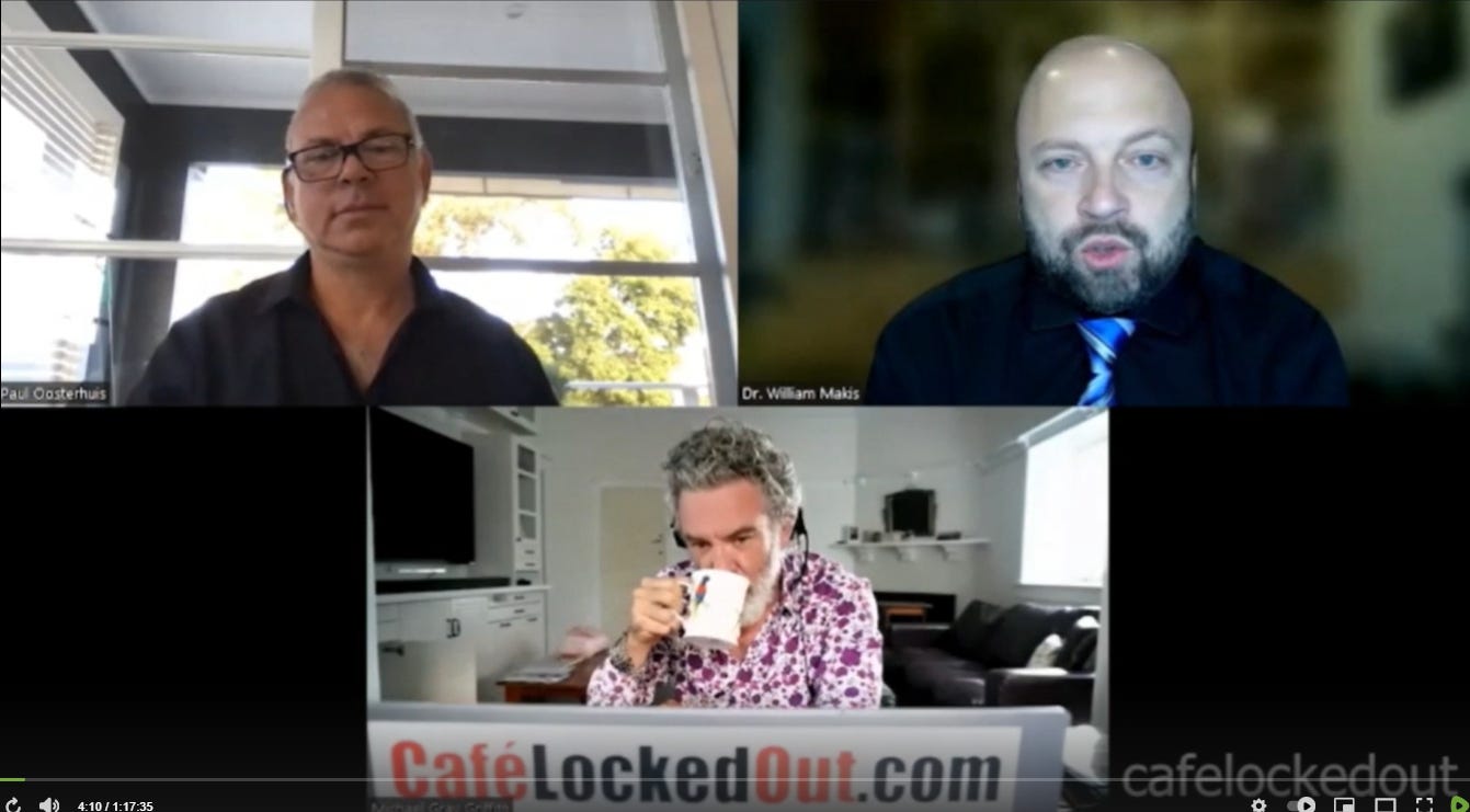 The Year of Turbo Cancer with William Makis MD, On Cafe Locked Out episode artwork