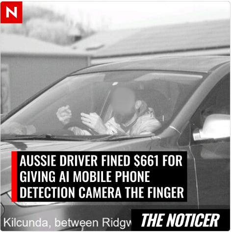 Meet the Man who was fined $661 for flipping the bird at an AI Camera episode artwork