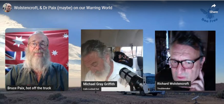 Wolstencroft, & Dr Paix butt heads on our Warring World episode artwork