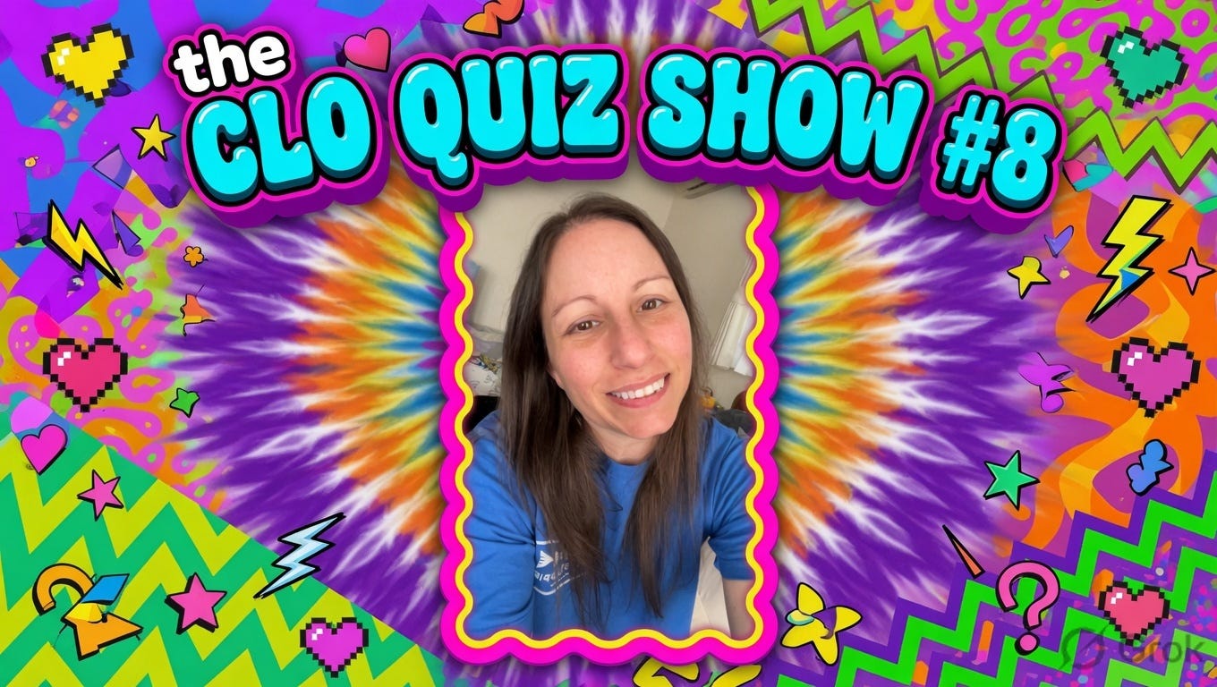 The CLO QUIZ SHOW #8 episode artwork
