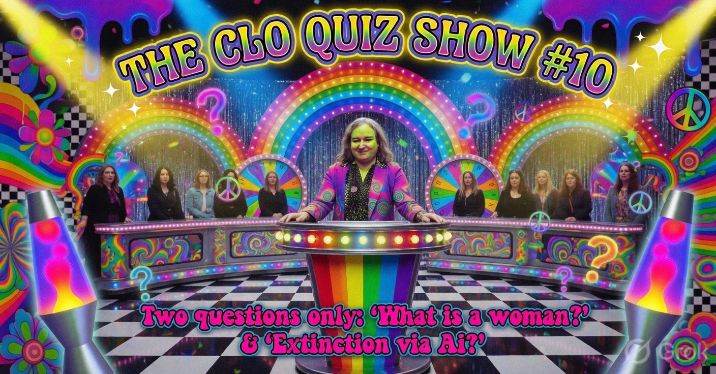 The CLO QUIZ SHOW #10 . . . What is a Woman? episode artwork