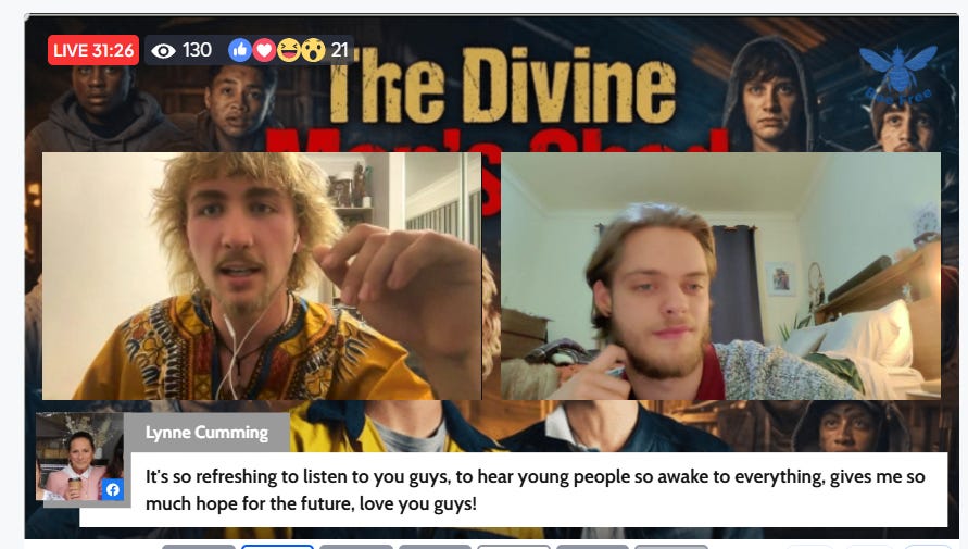 A Cafe Locked out Premiere: The Divine Men's Shed, with Xavier and Rowan. episode artwork