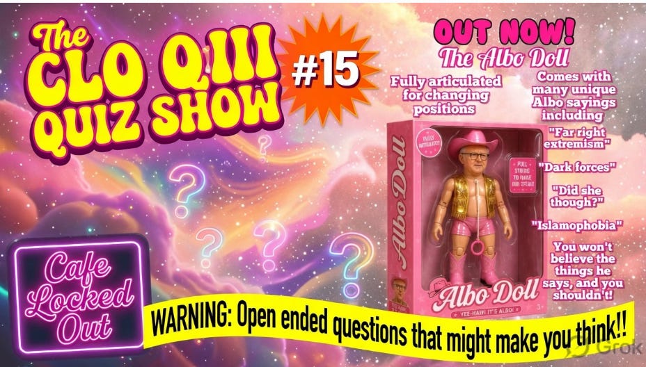 The Clo Quiz Show #15 episode artwork
