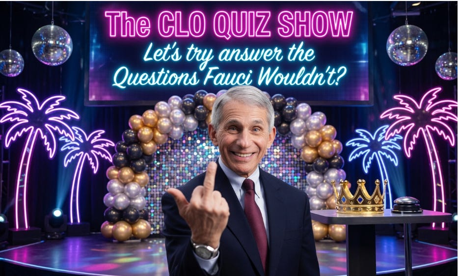 The CLO QUIZ SHOW 17: Let's try answer the Questions Fauci Wouldn't? episode artwork