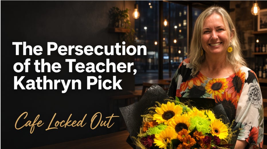 The Persecution of the New Zealand Teacher; Kathryn Pick episode artwork
