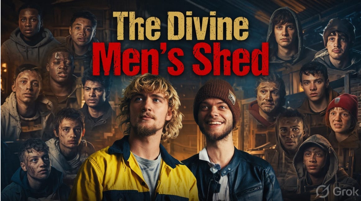 The Divine Men’s Shed - live and interactive