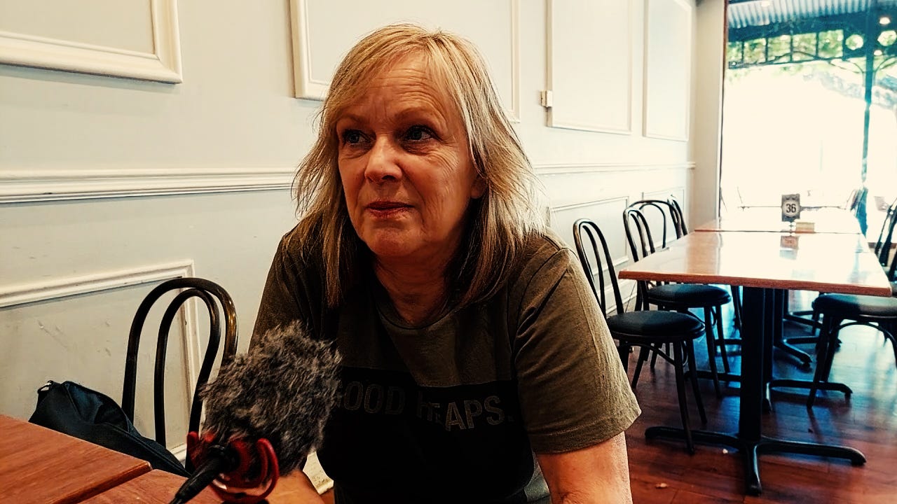 Kathy Scarborough, "I am a Proud Anti Vaxxer and this is why." Adelaide Voices episode artwork