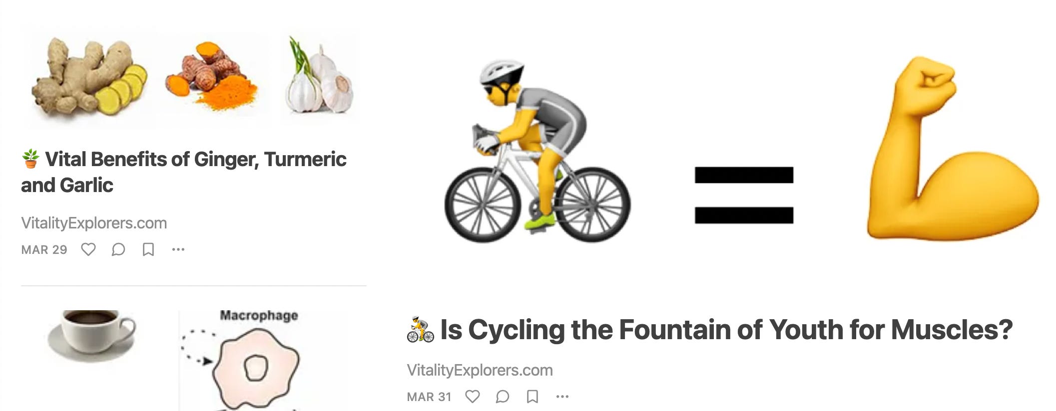 ❤️ ☕️💪 Trending Science Articles, Spices and Biking as the Fountain of Youth for Muscles | VEN Podcast 61 episode artwork