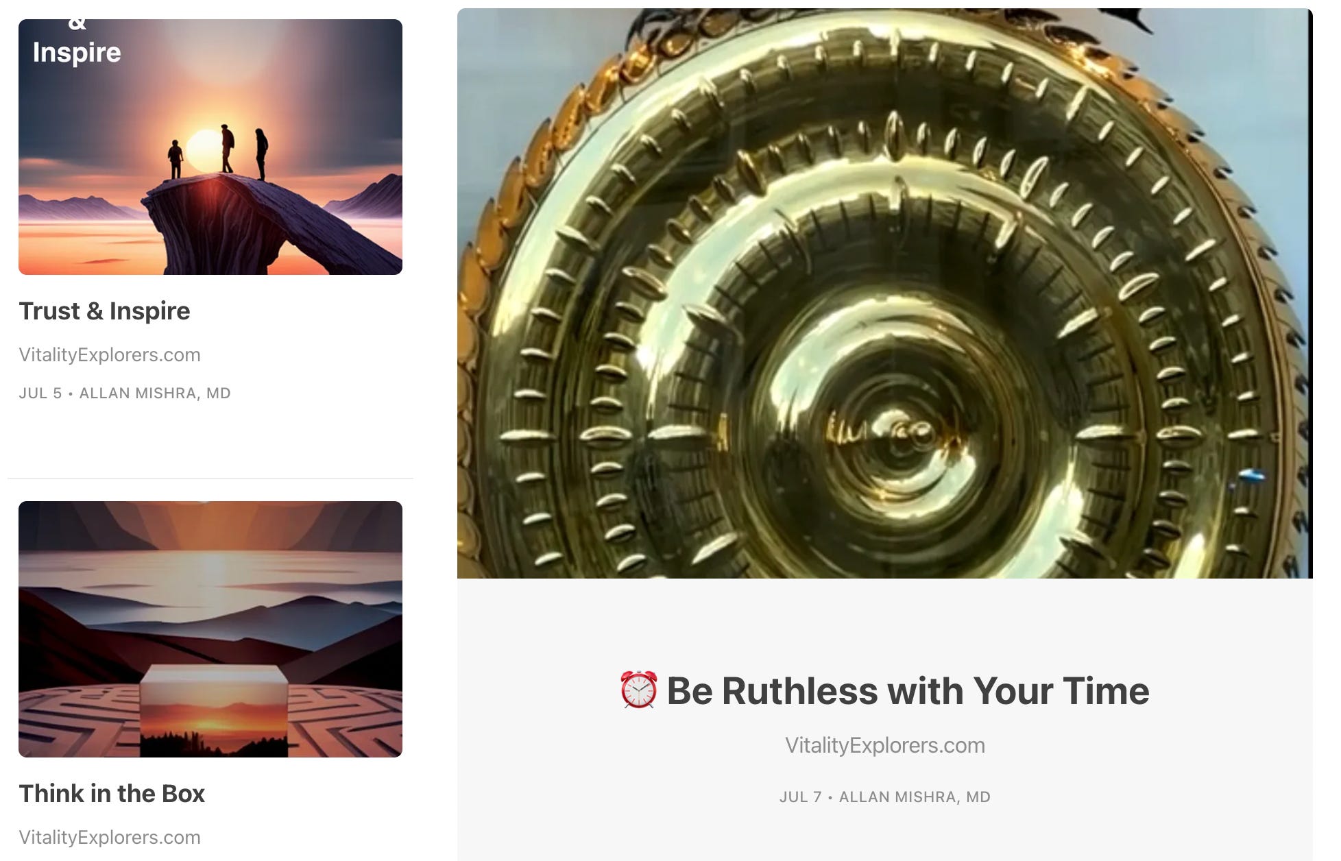 Ruthless Time, Thinking in the Box and Inspirational Leadership | VEN Podcast 74 episode artwork
