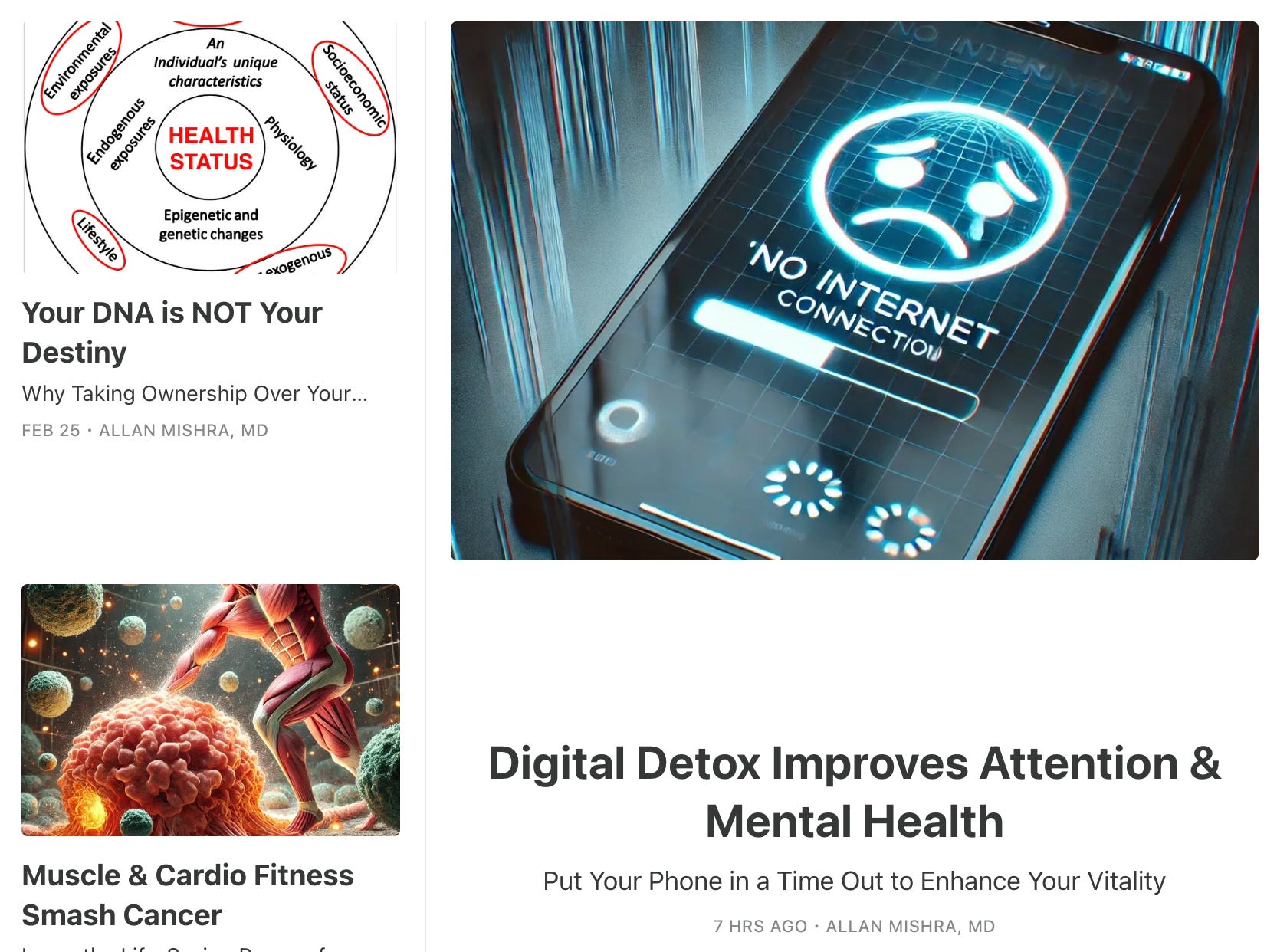 Muscle Smashes Cancer, DNA is NOT Your Destiny & Put Your Phone in a Time Out episode artwork