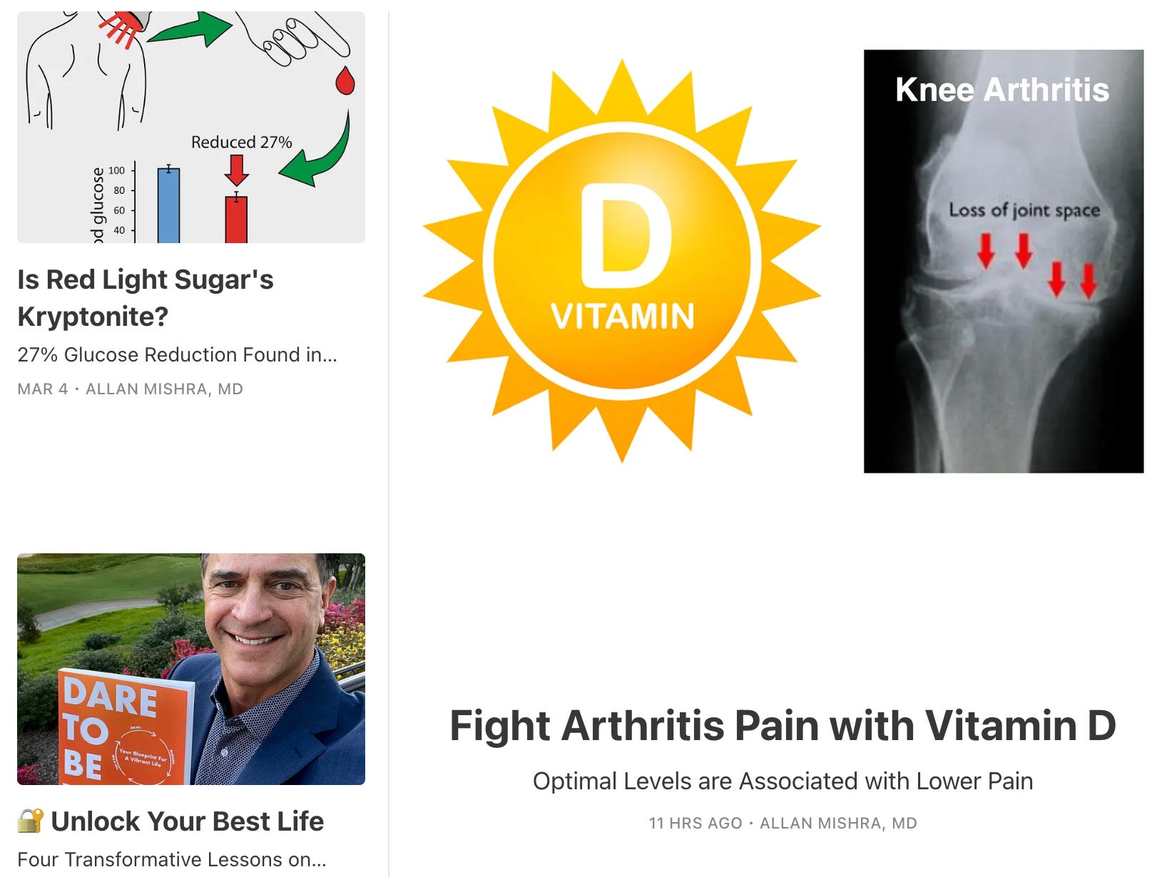 Red Light is Sugar's Kryptonite, Top Life Lessons & Fighting Arthritis with Vitamin D episode artwork