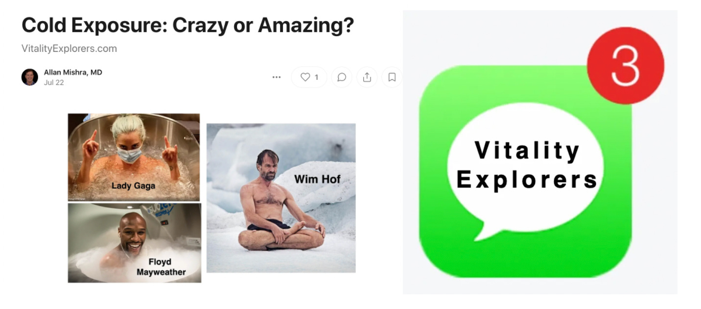 100 Second Challenge | Why Cold Exposure is either Crazy or Awesome | First Vitality Poll | VEN Podcast 26 episode artwork