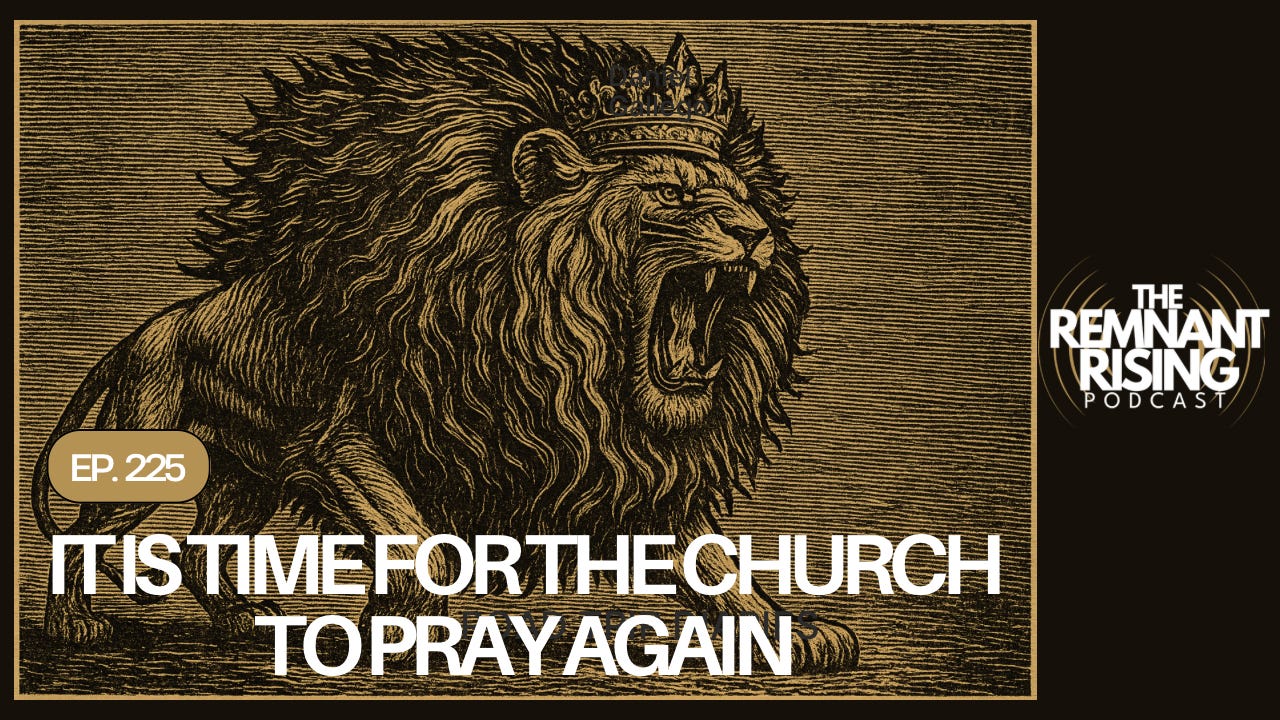 It Is Time For The Church To Pray Again It Is Time For The Church To Pray Again