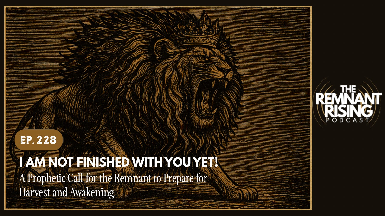 Ep. 228: I Am Not Finished With You Yet!