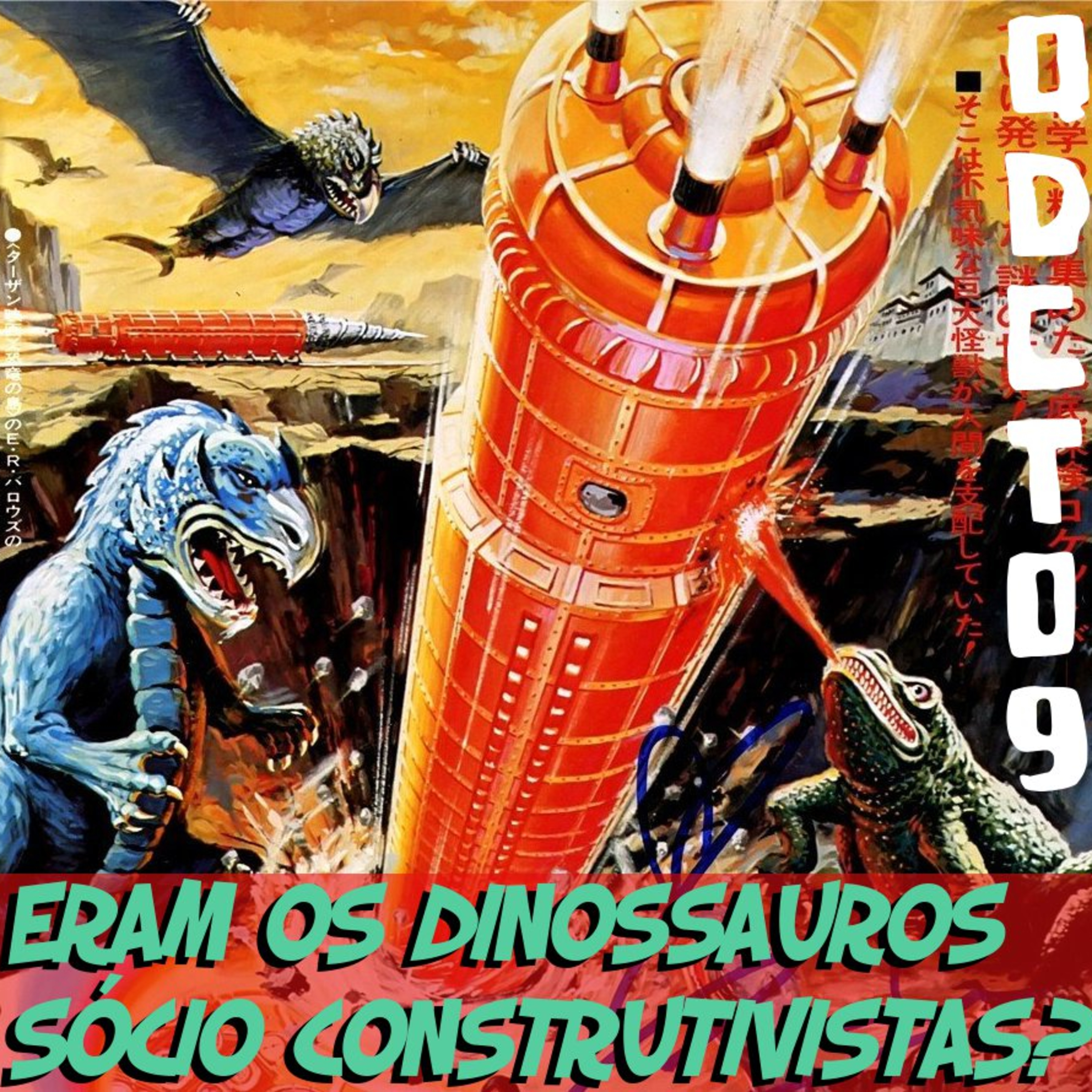 QDCT episódio 09 - Dinossauros sócio construtivistas episode artwork