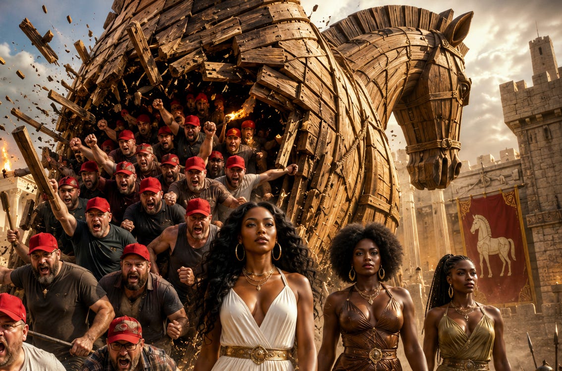 Iran War Rages As MAGA Mouth Breathes Over "The Odyssey" Casting Decision episode artwork
